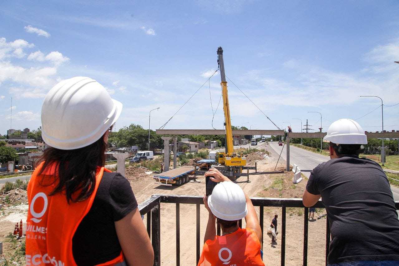Continúa el avance de la obra de la nueva traza del Acceso Sudeste