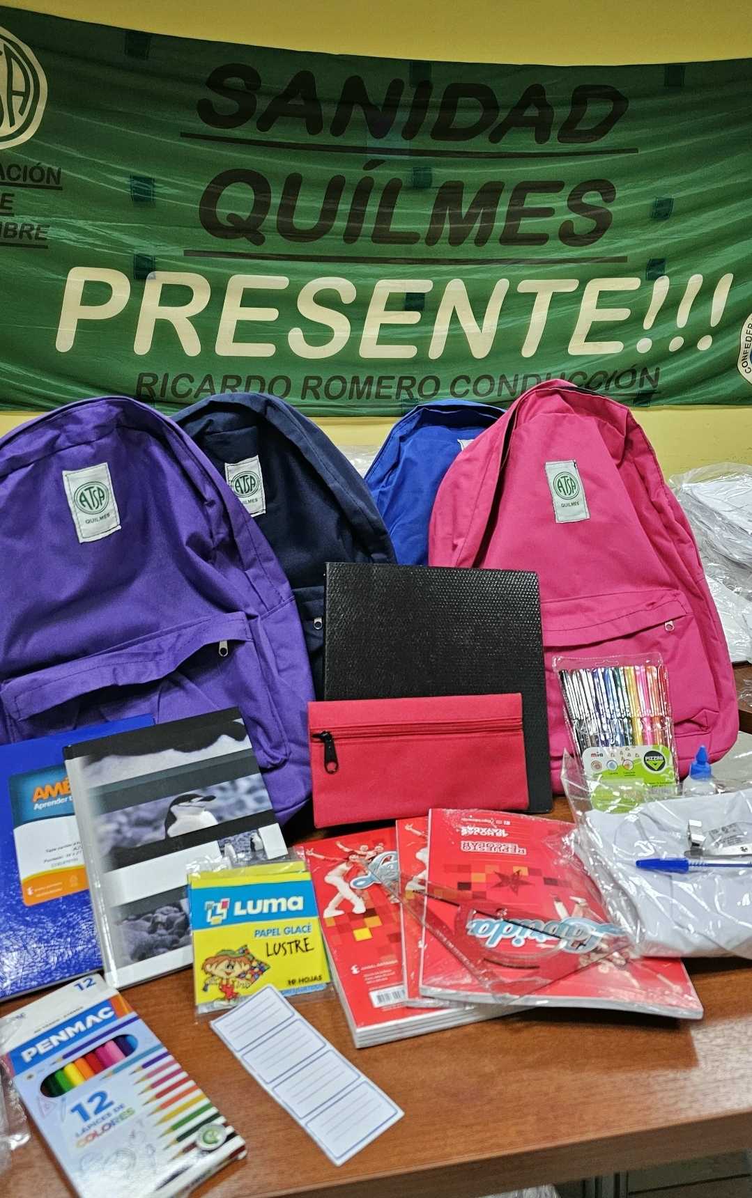 ATSA Quilmes entregó más de 2 mil Kits Escolares