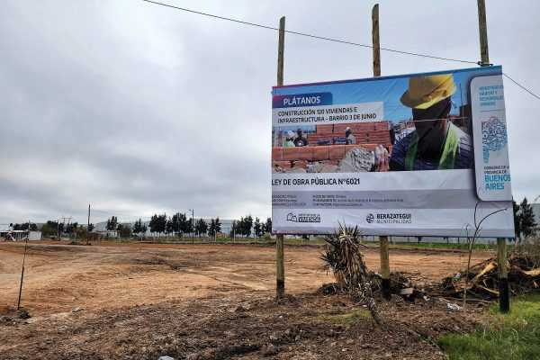 Está en marcha la construcción de 120 viviendas en el barrio 3 de Junio