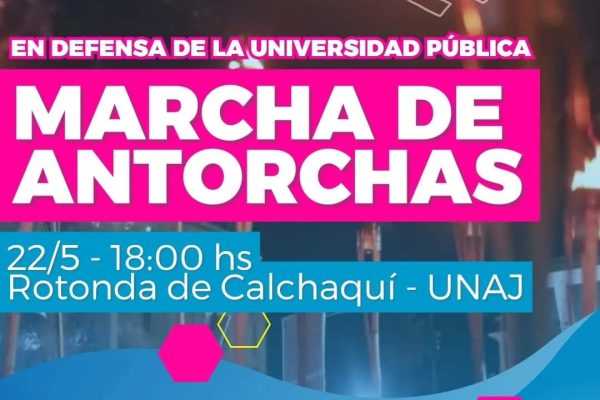 Marcha de Antorchas en Defensa de la Universidad Pública