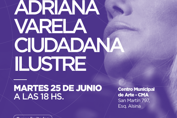 Adriana Varela, Ciudadana Ilustre de Avellaneda