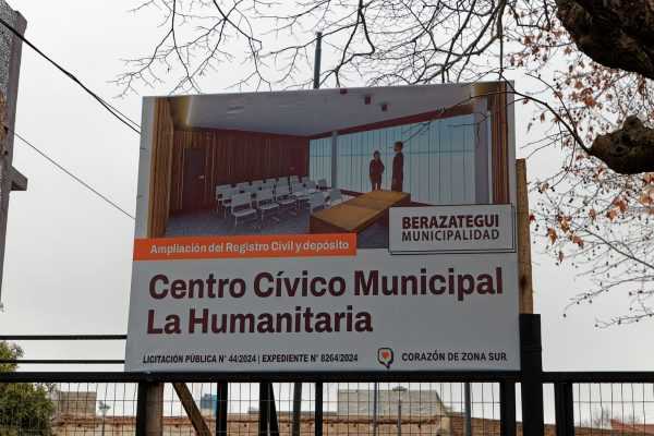 Con financiamiento municipal continúan las obras en el Complejo Cultural La Humanitaria