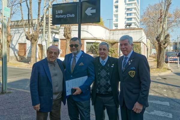 El Rotary Club cumplió 70 años y una calle llevará su nombre