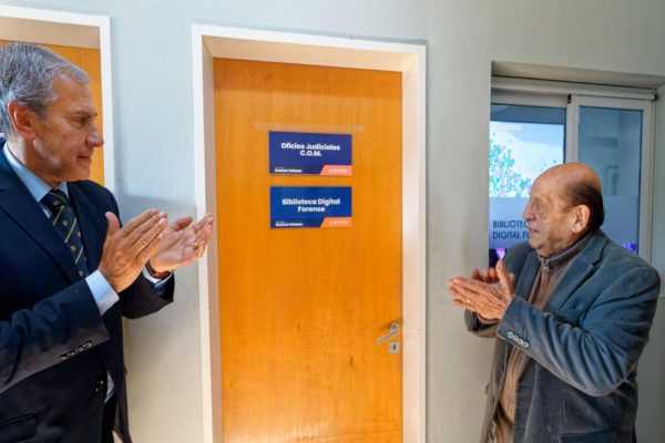 Mussi inauguró la nueva Biblioteca Digital Forense de Berazategui