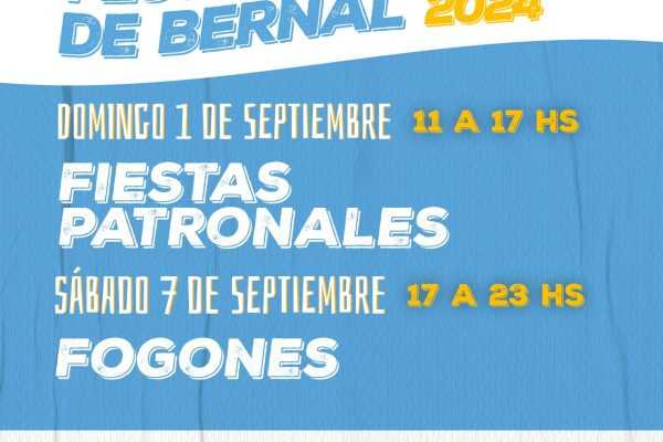 Bernal se prepara para celebrar su Aniversario