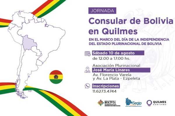 Jornada Consular Integral de Bolivia en Ezpeleta