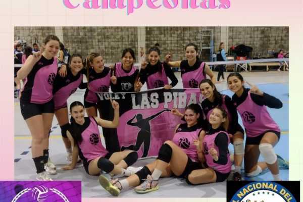 Las Pibas Campeonas del Interligas Provincial de Vóley