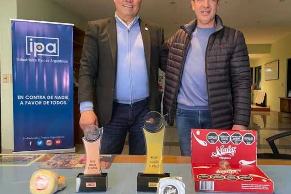 La Unión Industrial felicitó a Nurko, el flamante «Mejor Alfajor Glaseado del Mundo»