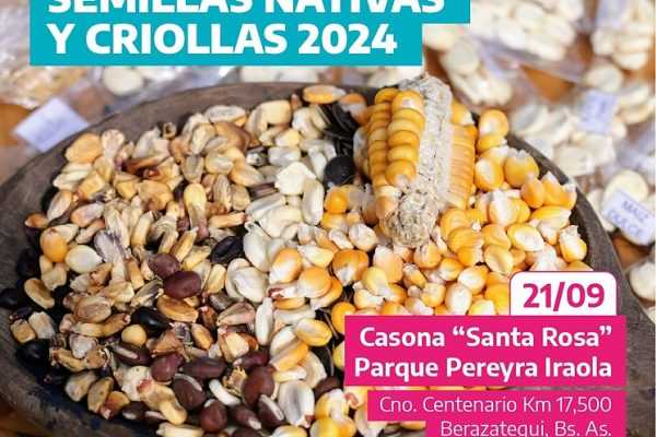 8va Feria Provincial de Semillas Criollas y Nativas 2024, este sábado en el Parque Pereyra