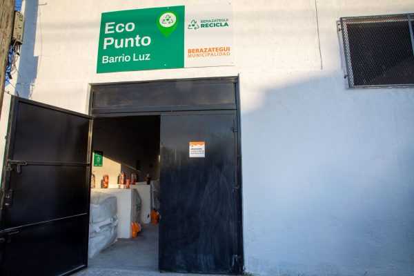Se inauguraron las nuevas instalaciones del Ecopunto Barrio Luz,