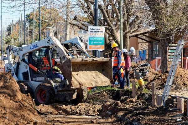 Avanza Obra del Plan Maestro Cloacal en Hudson que beneficiará a más de 40 mil vecinos