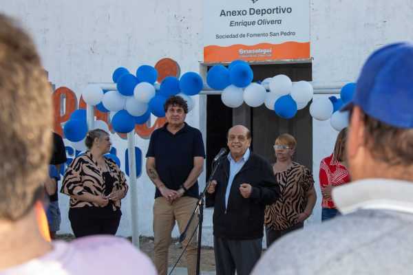 Se inauguraron obras en el barrio San Pedro