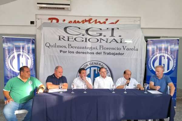 La CGT Regional emitió un documento contra las políticas económicas de Milei
