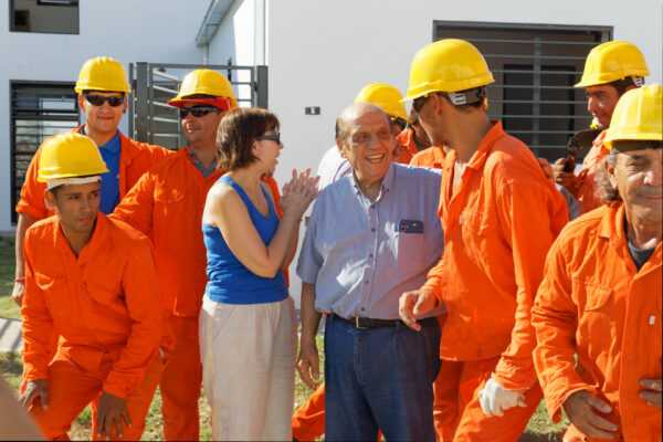 Mussi y Batakis supervisaron las obras del Complejo Habitacional de Kennedy Norte