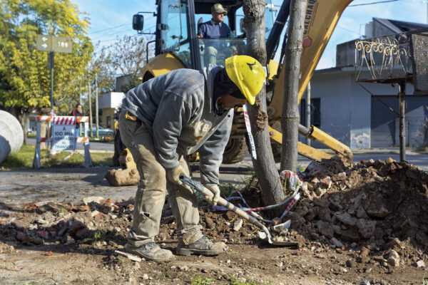 Nueva Obra de repavimentación en el Barrio María Angélica