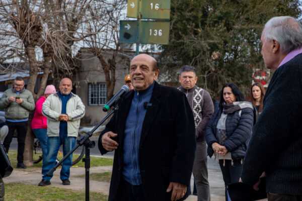 Mussi inauguró nuevos pavimentos en Berazategui