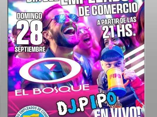 Este domingo llega la Gran Fiesta por el Dia del Empleado de Comercio en El Bosque