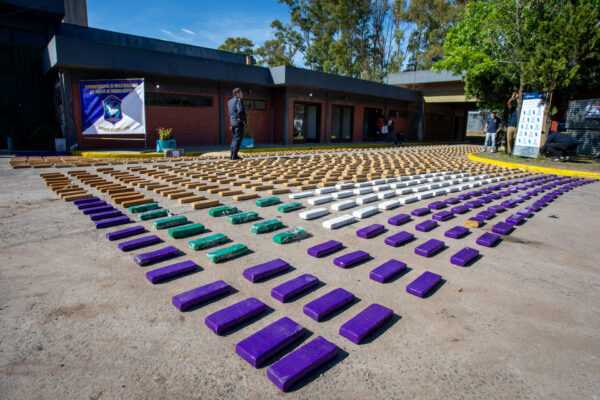 El Gobierno provincial quemó casi 1.500 kilos de droga