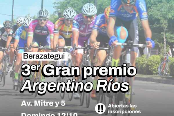 Berazategui palpita el 3er Gran Premio Argentino Ríos