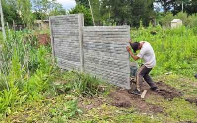 Comenzó la construcción del muro perimetral del futuro Camping del STMB