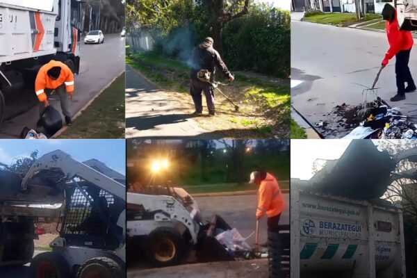 Limpieza Urbana: Siguen los trabajos en los barrios de Berazategui