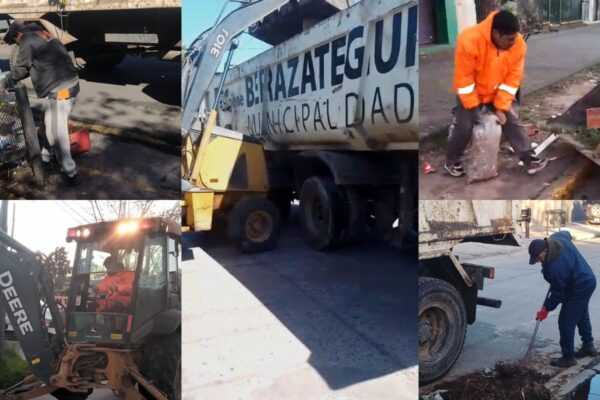 Continúan los operativos municipales de limpieza en Berazategui