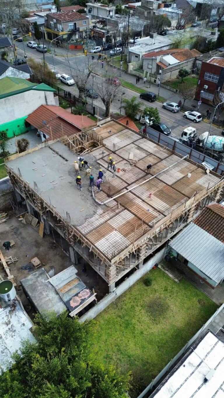 Avanzan las obras del edificio donde funcionará la sede propia de la Mutual Municipal