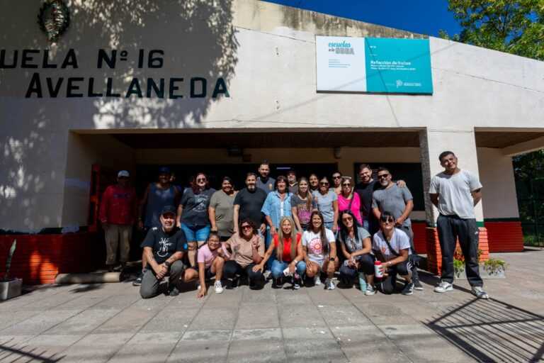 Jornada de trabajo en la Primaria N° 16