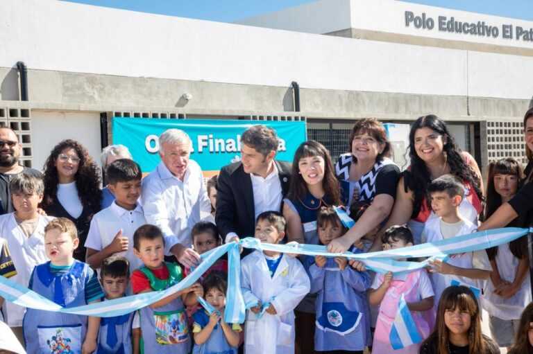 Kicillof y Balor inauguraron el Polo Educativo Integral de El Pato