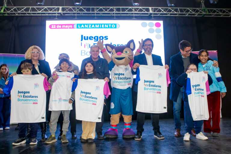 Carlos Balor y la ministra Terigi inauguraron los Juegos Escolares Bonaerenses 2026