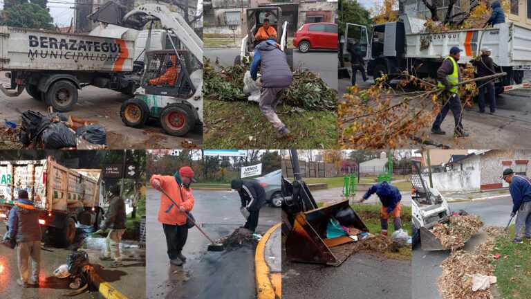 Más operativos de limpieza en Berazategui