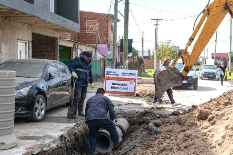 Nueva obra de saneamiento en el barrio La Prosperidad