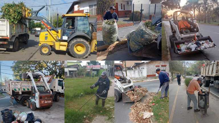 Nuevos operativos de limpieza en distintos barrios