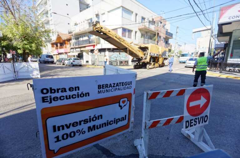 Proyecto integral de renovación de la carpeta asfáltica en el Centro de Berazategui