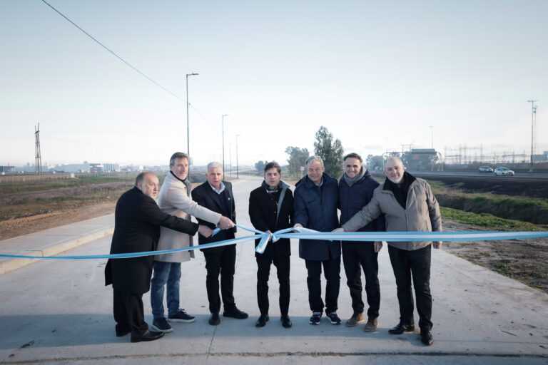 Kicillof y Balor recorrieron la nueva Colectora Sur de la Autopista Buenos Aires – La Plata