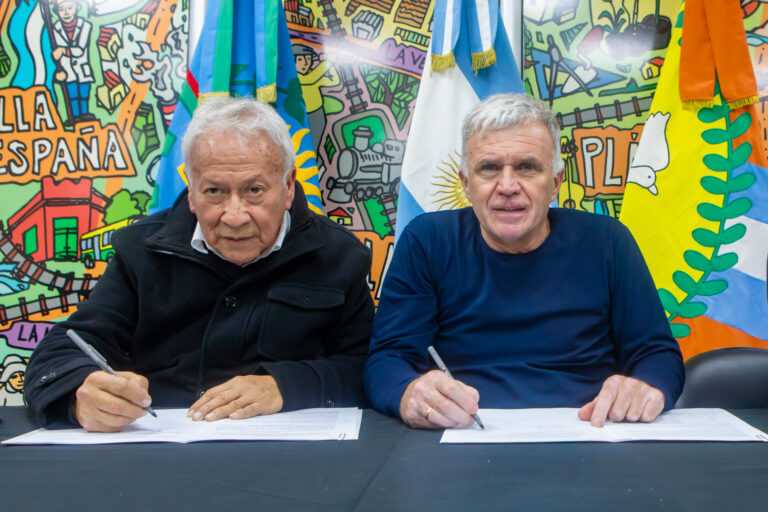 Berazategui firmó un convenio marco de colaboración con la CGT Regional sobre formación laboral