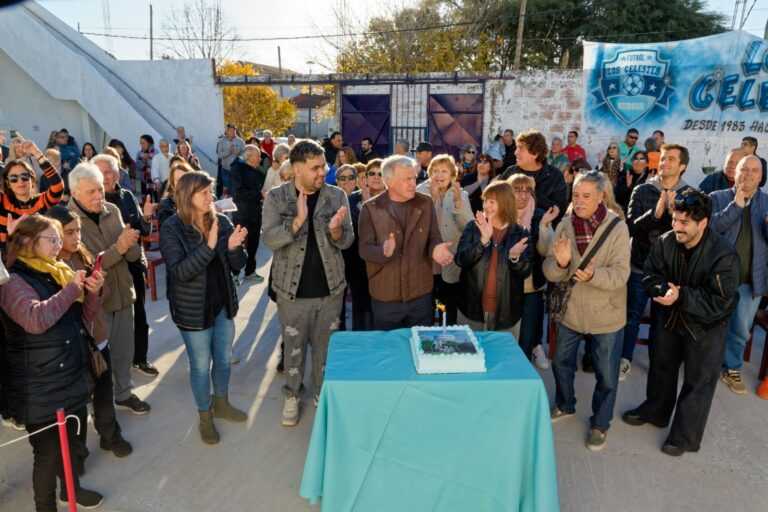 Inauguraron un Centro Cultural y Deportivo en la Sociedad de Fomento AOT
