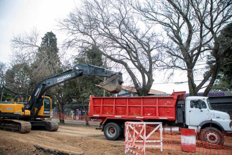 Avanza la repavimentación de la avenida Agote en Ranelagh