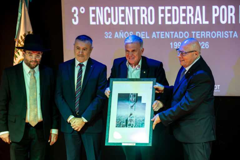 Carlos Balor participó en la AMIA del Encuentro Federal por la Memoria