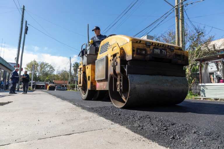 Finalizó una importante obra de reencarpetado asfáltico en Gutiérrez