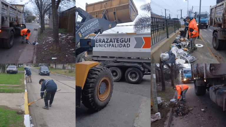 La Municipalidad realiza operativos diarios de limpieza en los barrios