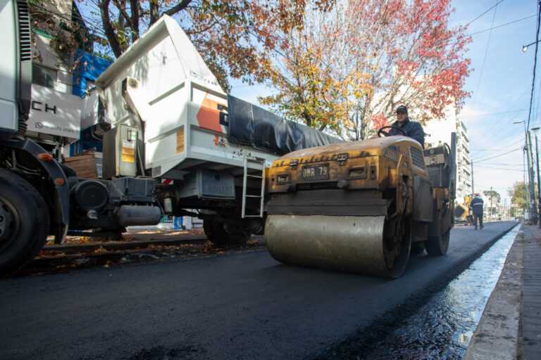 Las calles del Centro de Berazategui ya lucen renovadas