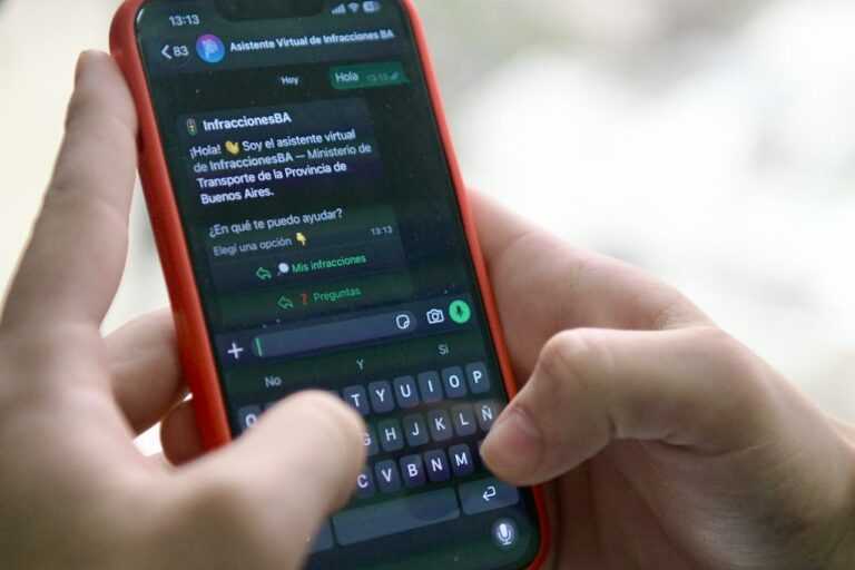 Provincia lanzó un asistente virtual para consultar infracciones en segundos