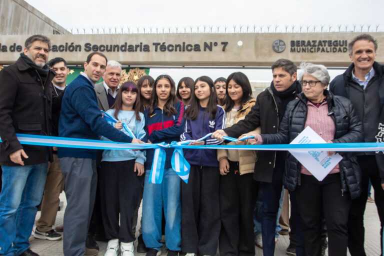Balor y Kicillof inauguraron la Escuela Técnica N° 7