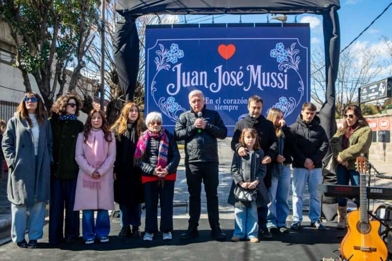 Juan José Mussi, con el amor de su pueblo siempre