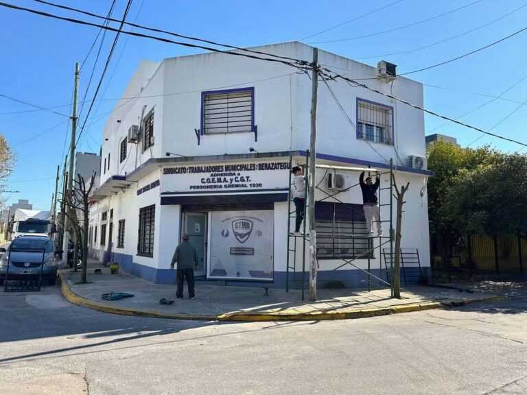 Puesta en valor de la sede gremial y avances en el futuro Camping Municipal de El Pato