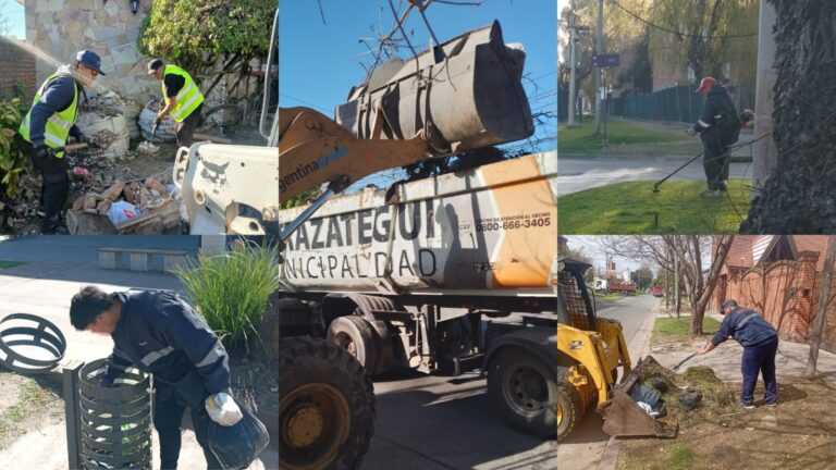 Más operativos de limpieza integral en los barrios