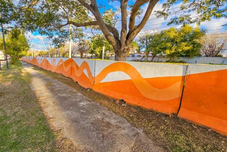 Berazategui cuida su espacio público y lo convierte en obras de arte