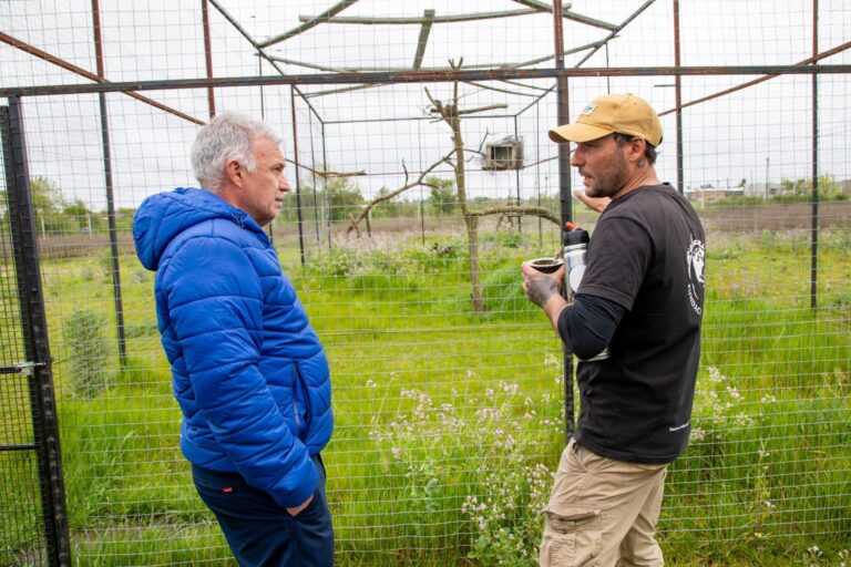 Carlos Balor visitó la Fundación Planeta Vivo