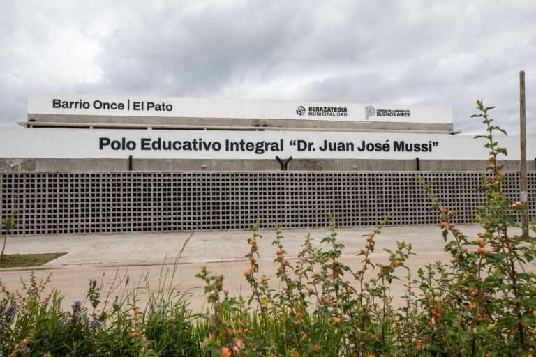 El Polo Educativo Integral de El Pato se llama Dr. Juan José Mussi